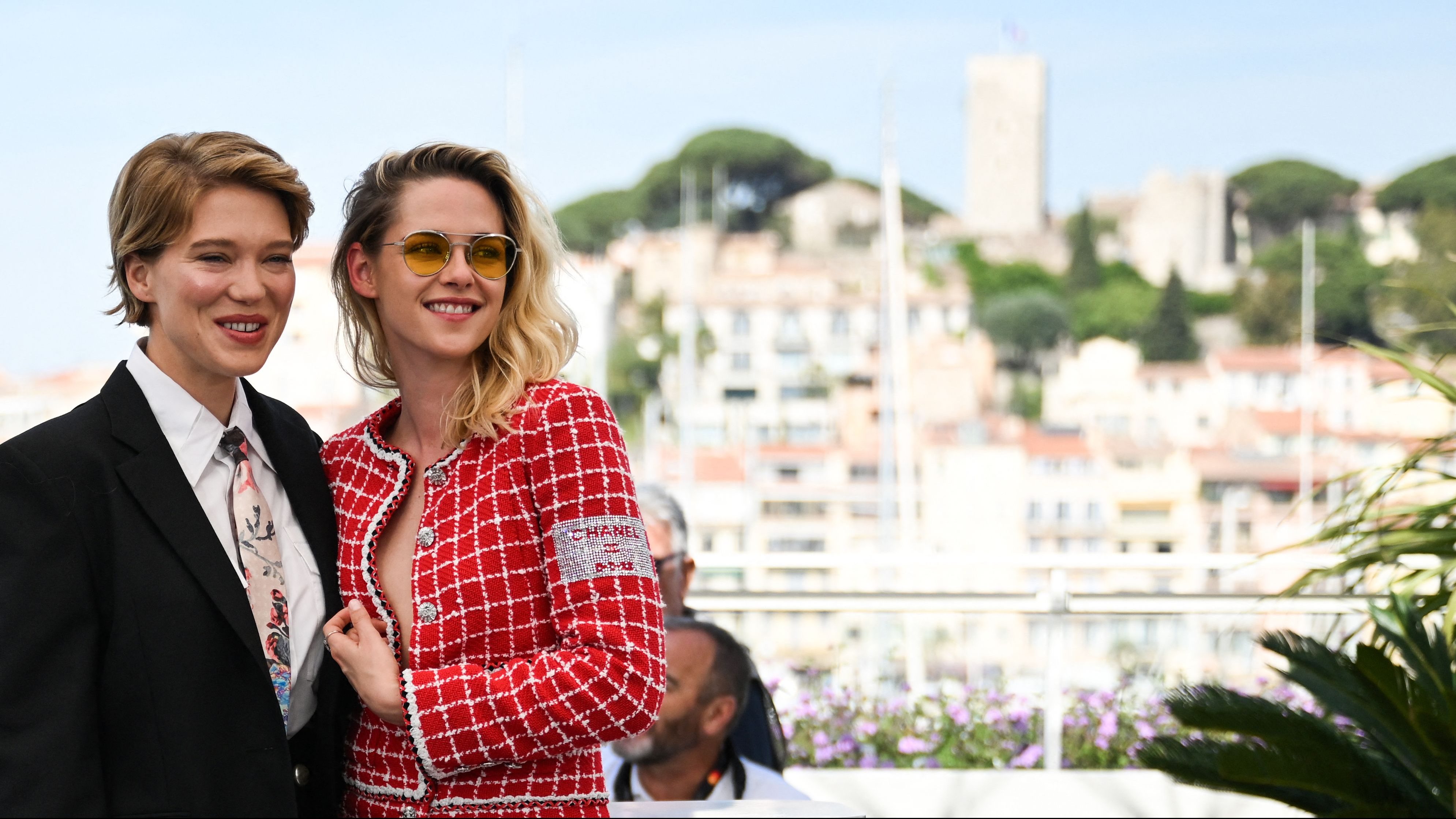 Lea Seydoux and Kristen Stewart attending the Closing Ceremony of