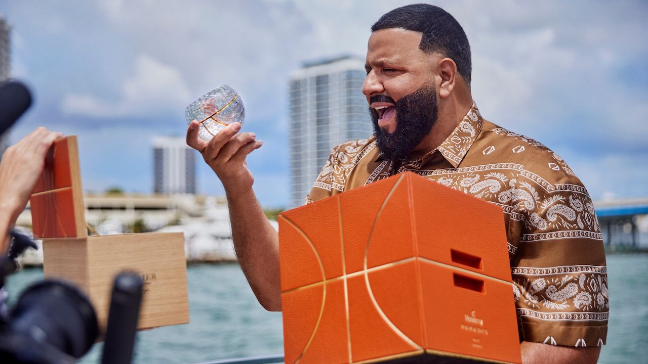 DJ Khaled Sips Hennessy Out of a Custom Louis Vuitton Carafe