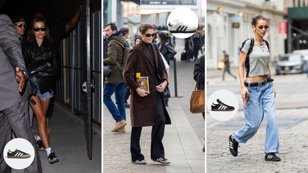 Shop the Adidas Samba Sneaker Hailey Bieber and Bella Hadid Love