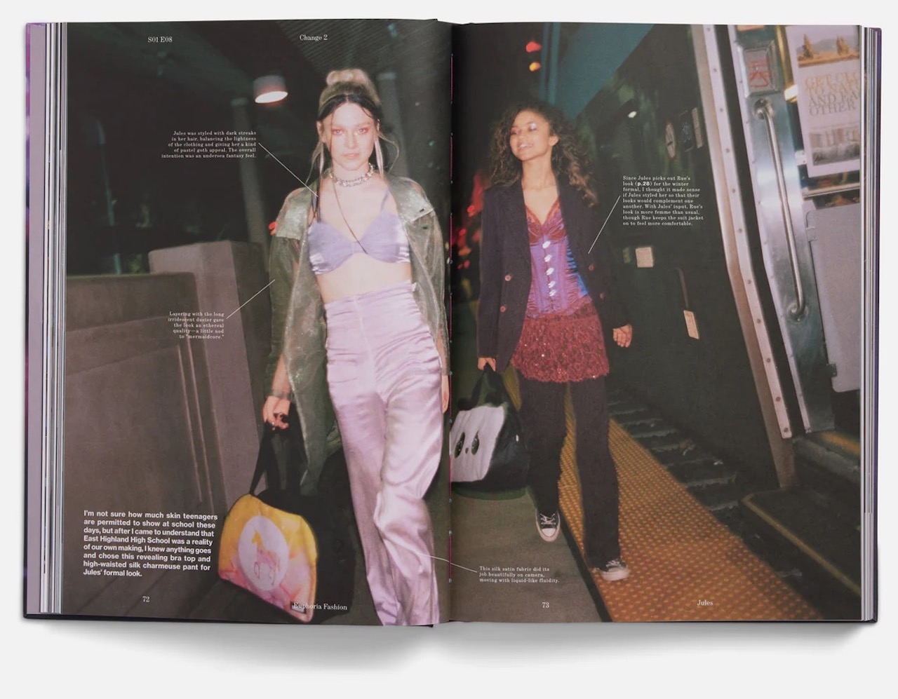 Inside Euphoria Fashion, the hit HBO show's stylish new book that explores  the outfits donned by Zendaya, Sydney Sweeney and Jacob Elordi, impeccably  put together by costume designer Heidi Bivens