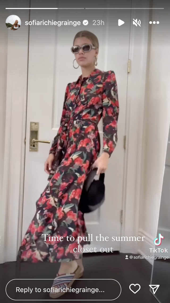 Sofia Richie Shows Off Perfect Summer Wardrobe on TikTok