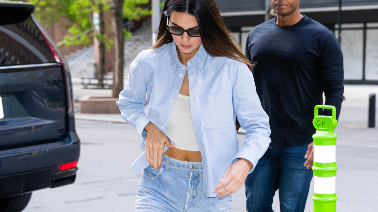 Kendall Jenner Makes a Statement in the Streets of Paris in Bottega Veneta