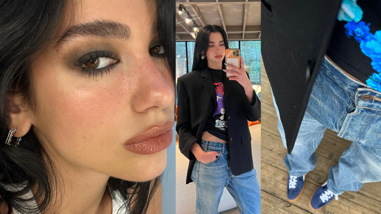 Dua Lipa Shares Instagram Photo Dump with Outfit Inspo