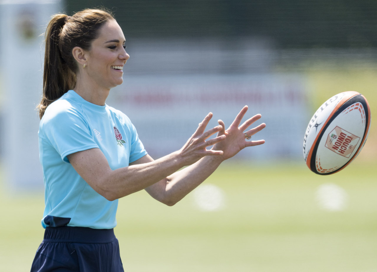The Princess of Wales Wears Athletic Kit for Rugby Engagement