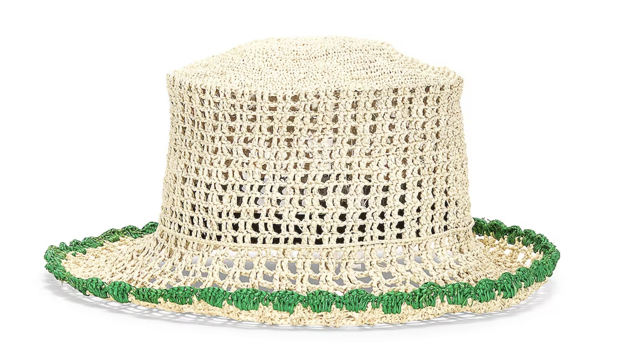 2022 Hat New Fake Straw Hat Spring Summer Hollow Straw Hat