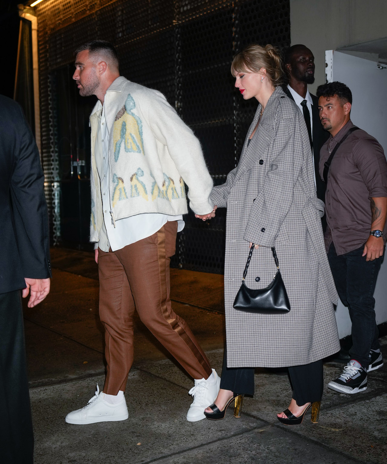 Taylor Swift does date night dressing with Travis Kelce in sheer mesh