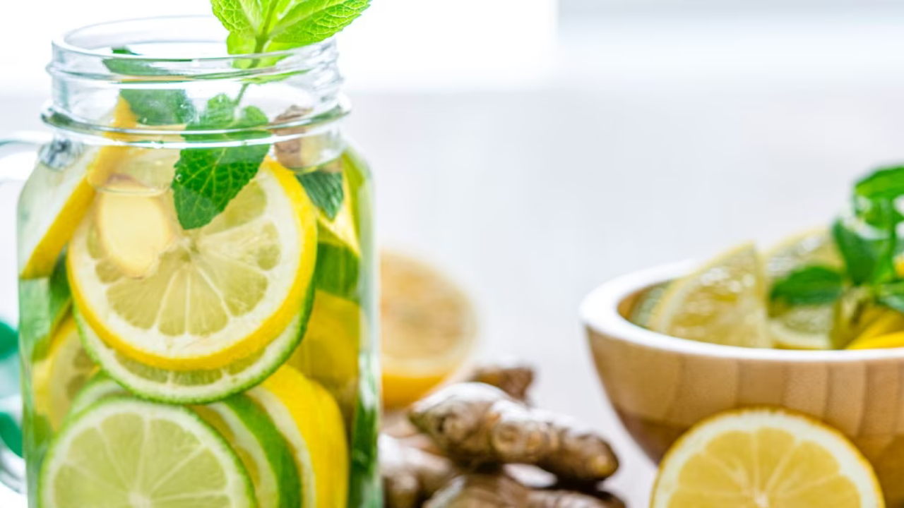 lemon-ginger-tea-drink-health-lime