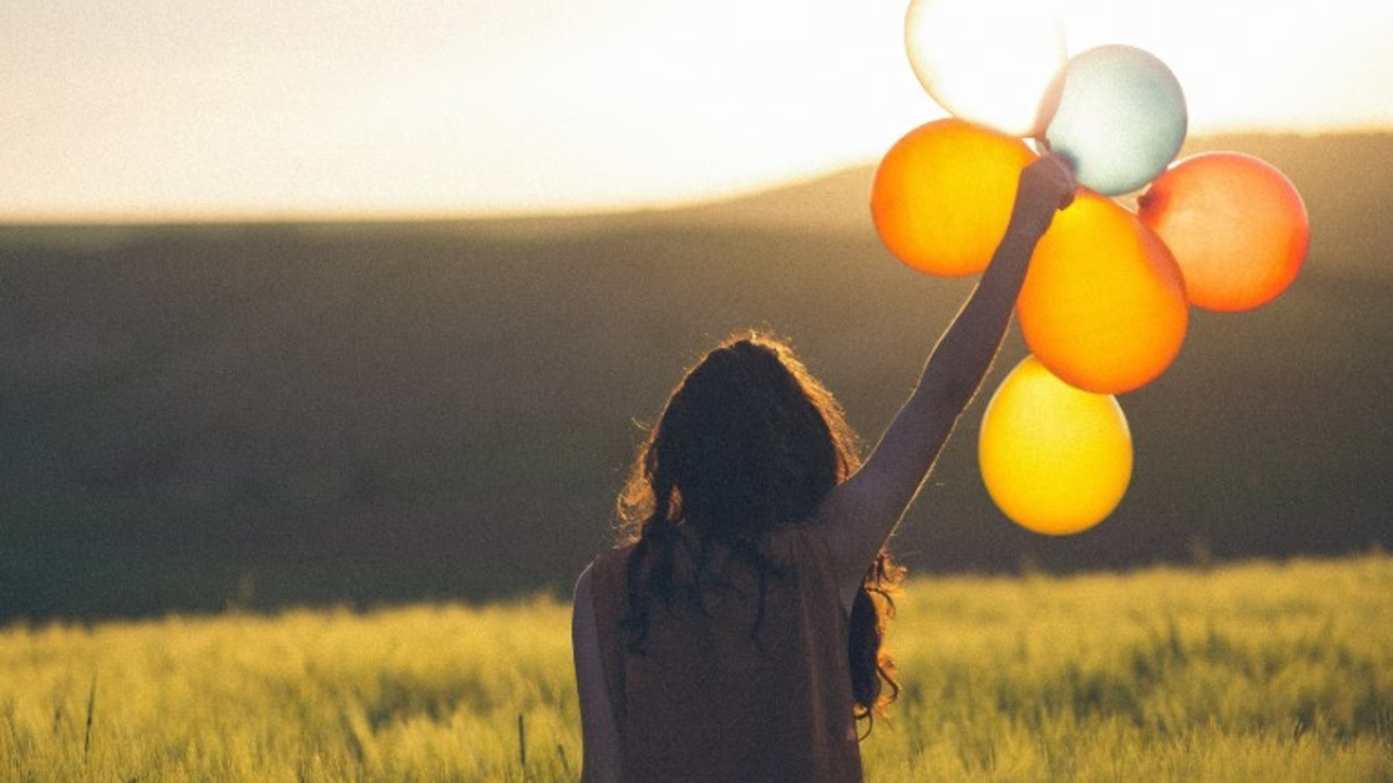 happiness-woman-nature-free-balloons-self-love-confidence