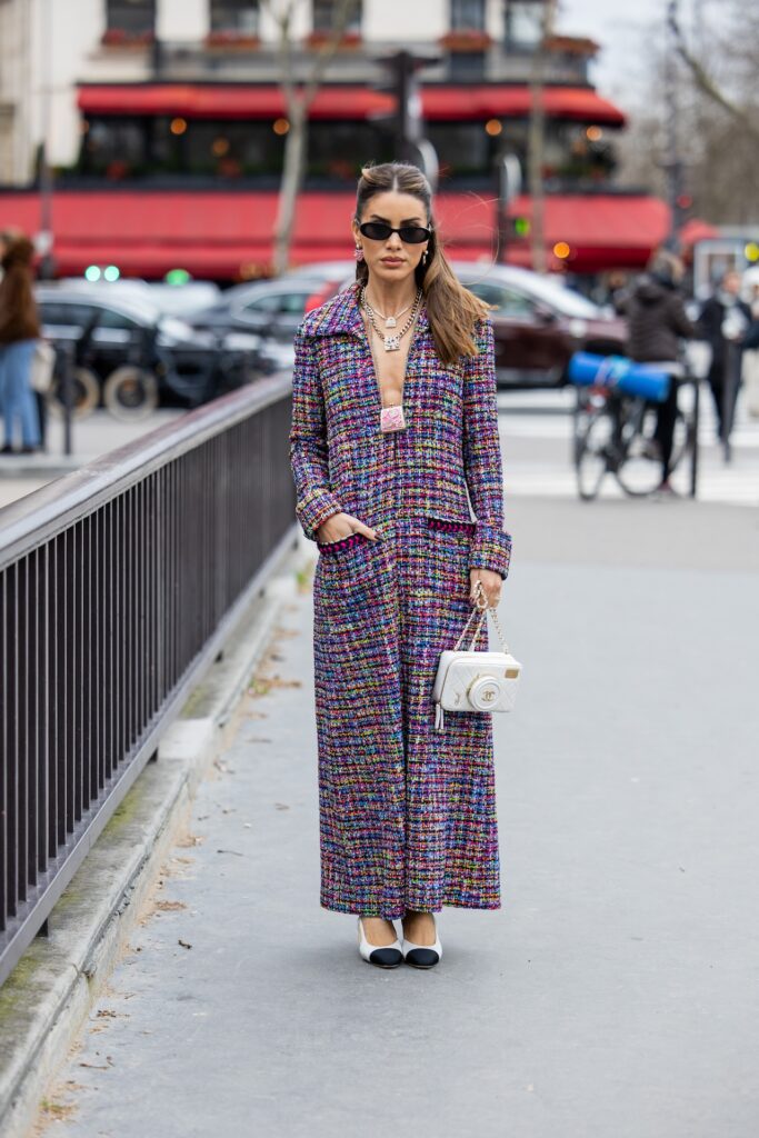 PFW FW24 Street Style: A Mix of 70s & Bold Trends