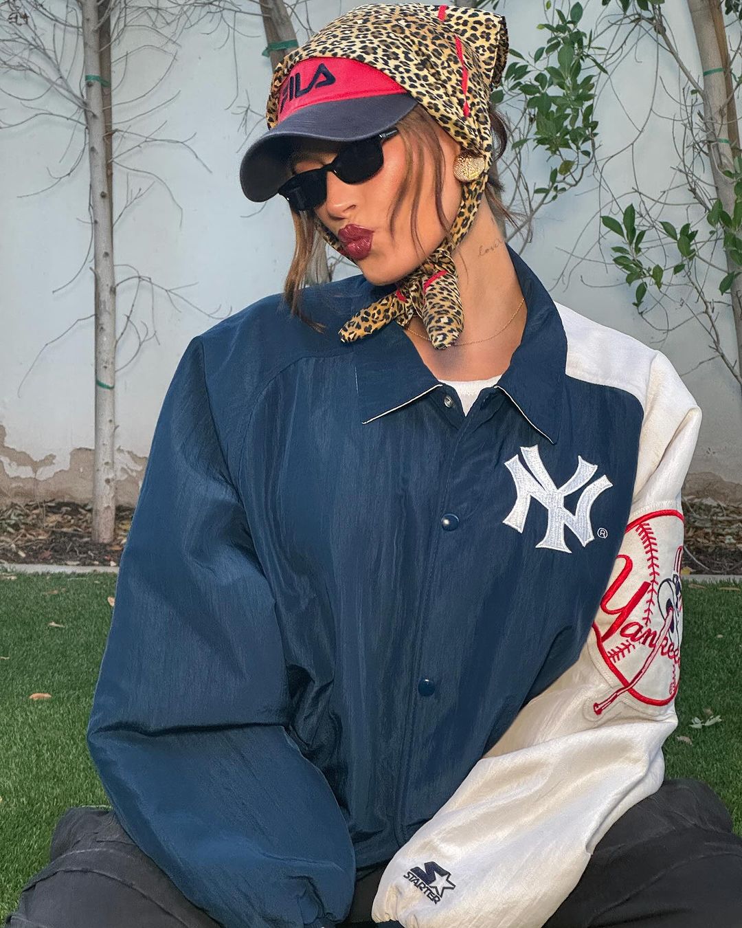 Hailey Bieber made everyone want to have a headscarf.