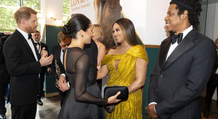 Meghan and Harry's Awkward Red Carpet Moment Embarrasses Beyoncé