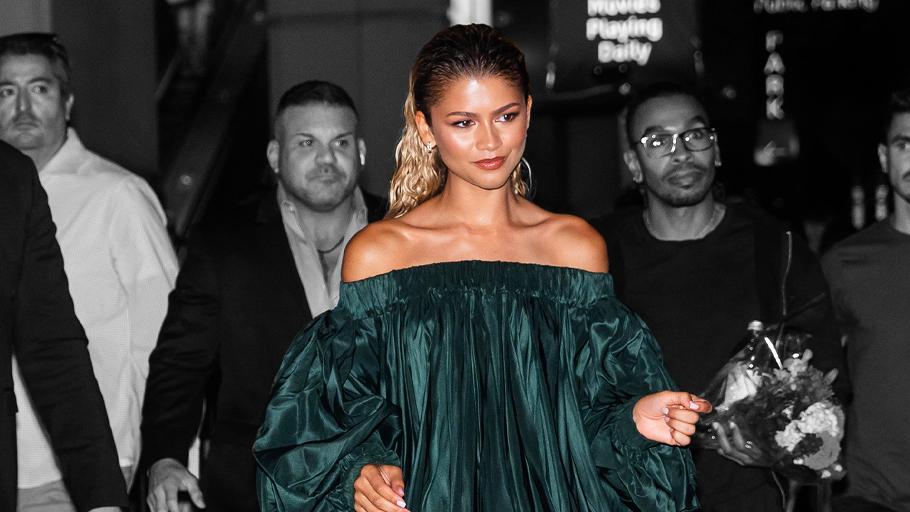 Zendaya Bubbles Up In Louis Vuitton Mini Dress