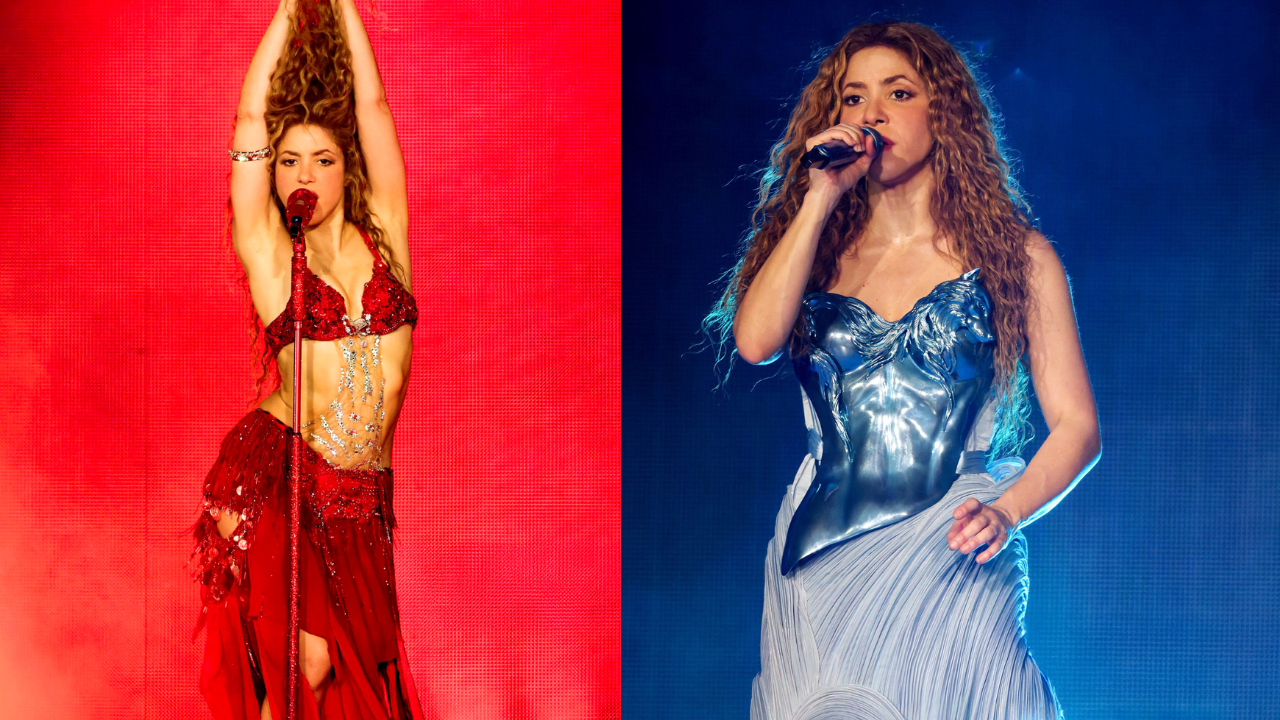 Shakira performs onstage during Shakira: Las Mujeres Ya No Lloran World Tour Kick Off - Rio de Janeiro at Estadio Olímpico Nilton Santos on February 11, 2025 in Rio de Janeiro, Brazil. (Photo by Kevin Mazur / Getty Images)