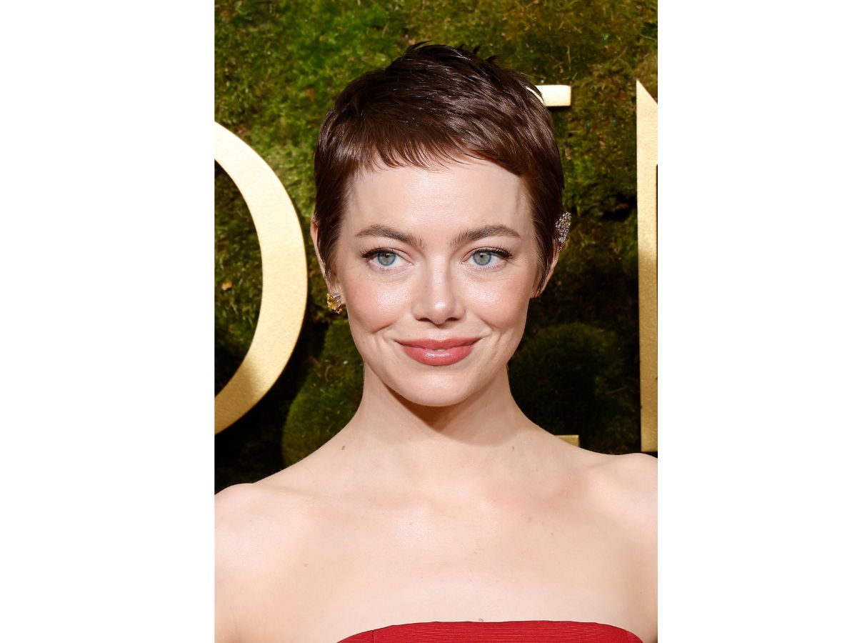 emma stone pixie cut