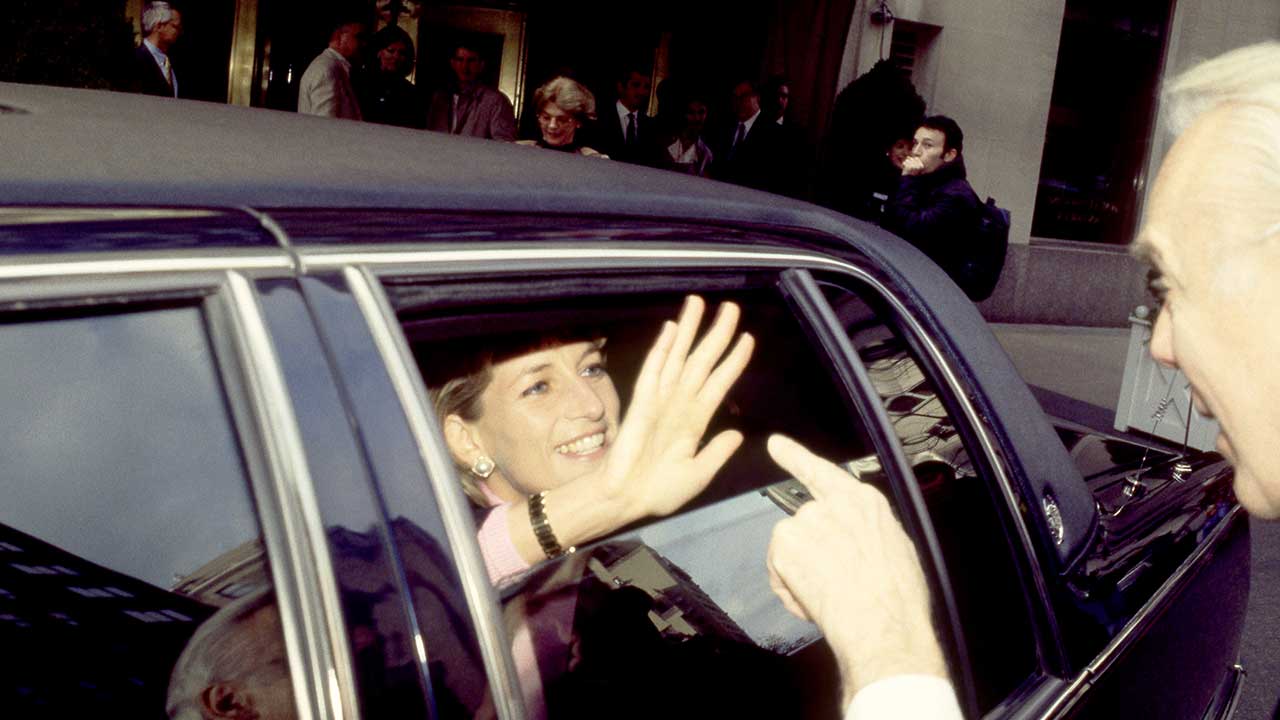 Princess Diana at The Carlyle/GETTY IMAGES
