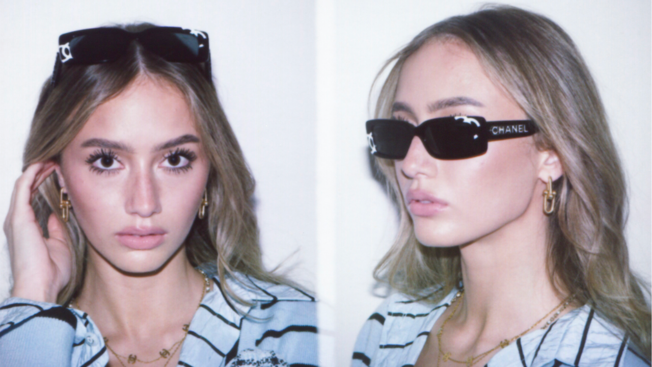 Hannah Harrell gets ready for the Chanel FW25 Show 