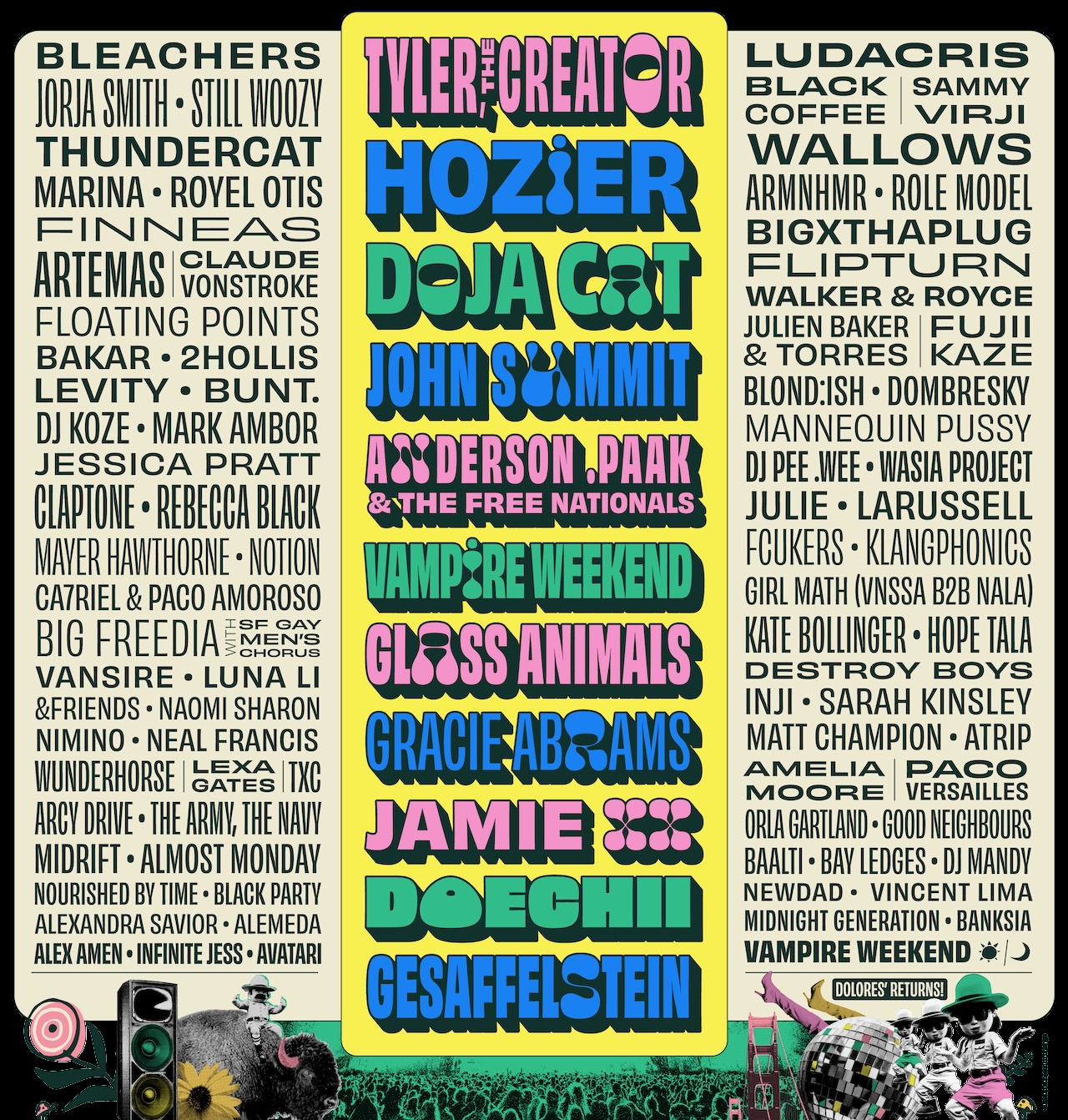 Outside Lands 2025 lineup