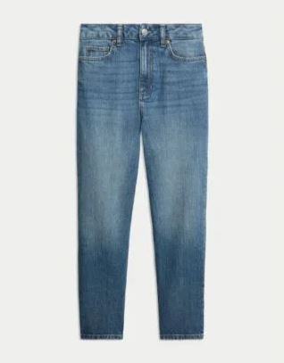 M&S has re-released the high-waisted cropped slim fit jeans for 2025 at just $57.99.