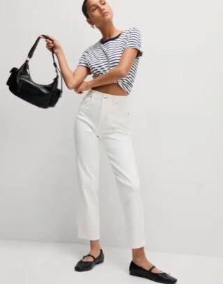 M&S has re-released the high-waisted cropped slim fit jeans for 2025 at just $57.99.