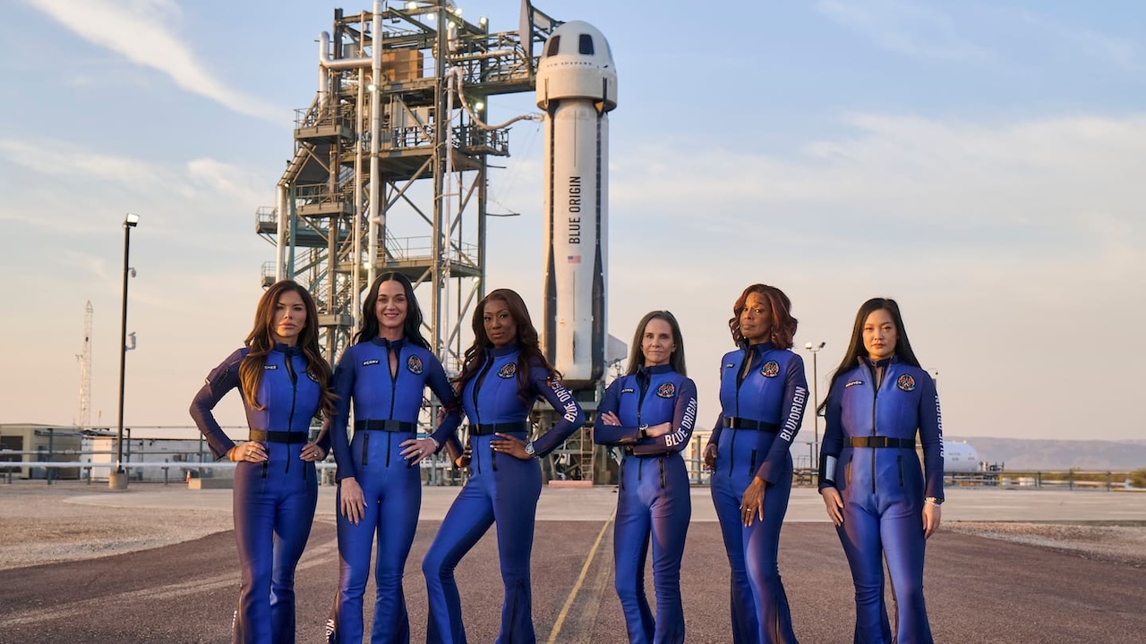 all-female Blue Origin crew