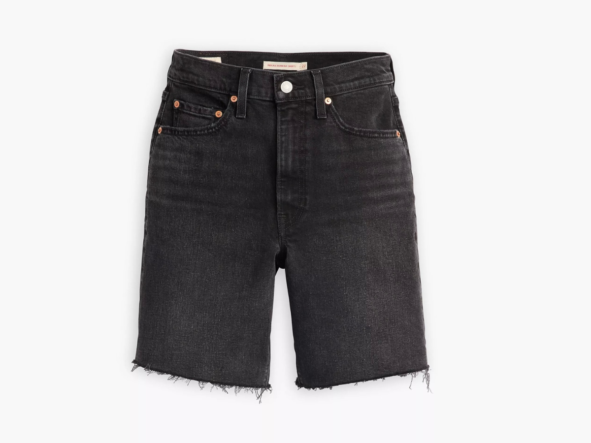 levi-black-shorts