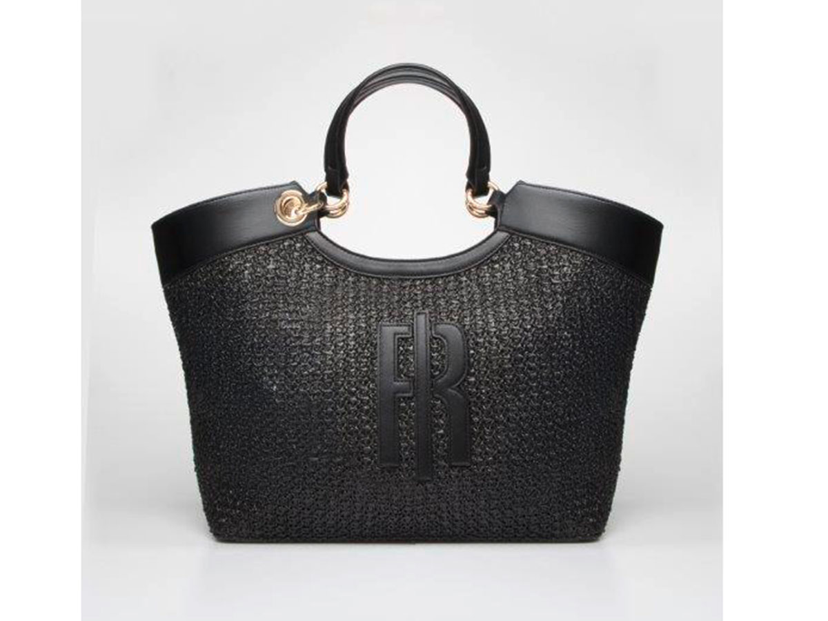 Fracomina-raffia-black-bag