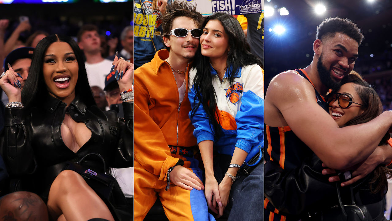 Knicks celebrity courtside fashion