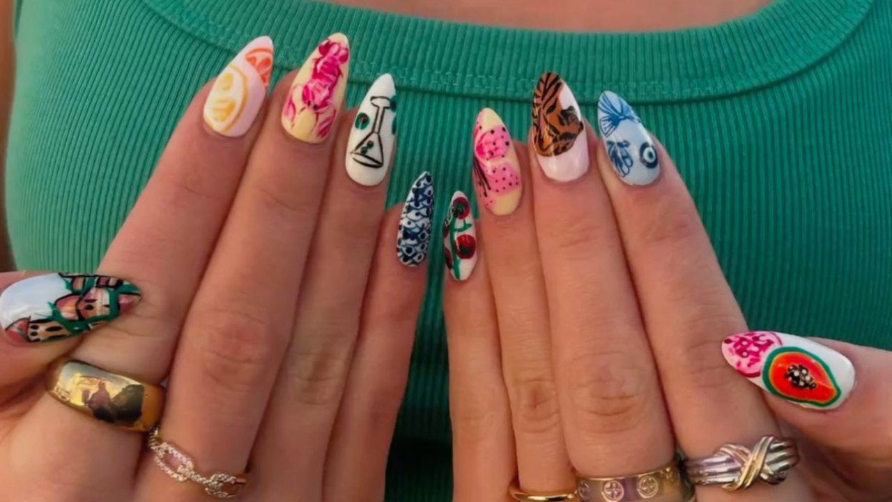 maximalist nail art