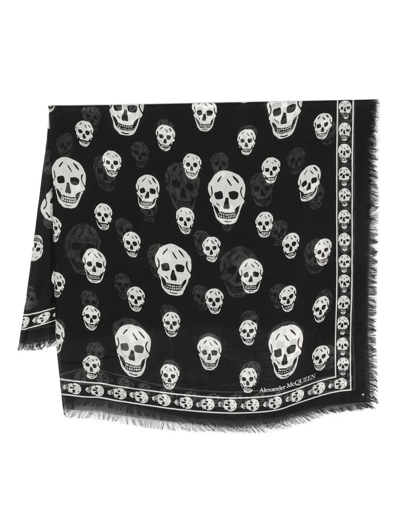 Alexander McQueen skull scarf