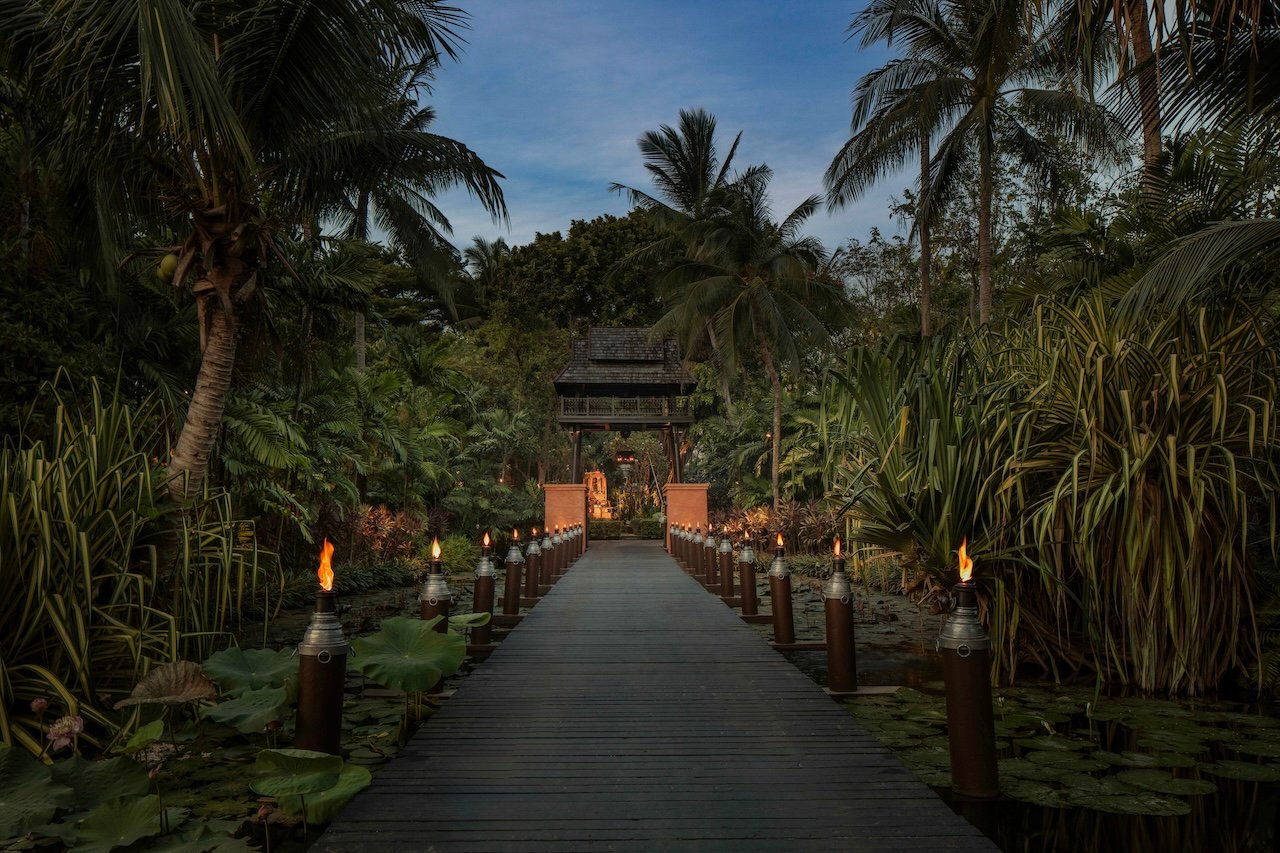 Anantara Bophut Koh Samui Resort entrance