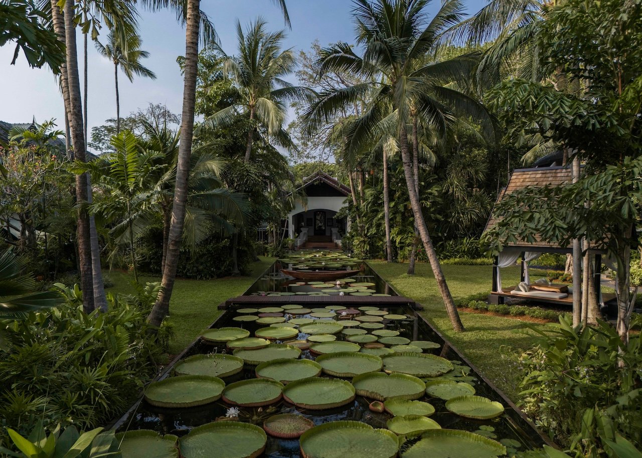 Anantara Bophut Koh Samui Resort lotus pond