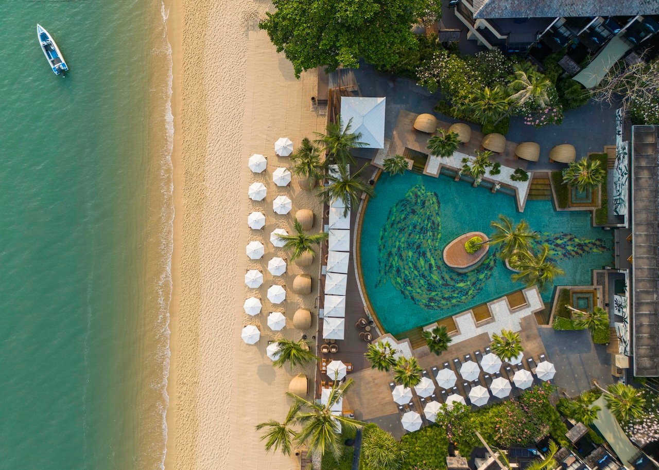 Anantara Bophut Koh Samui Resort pool and beach