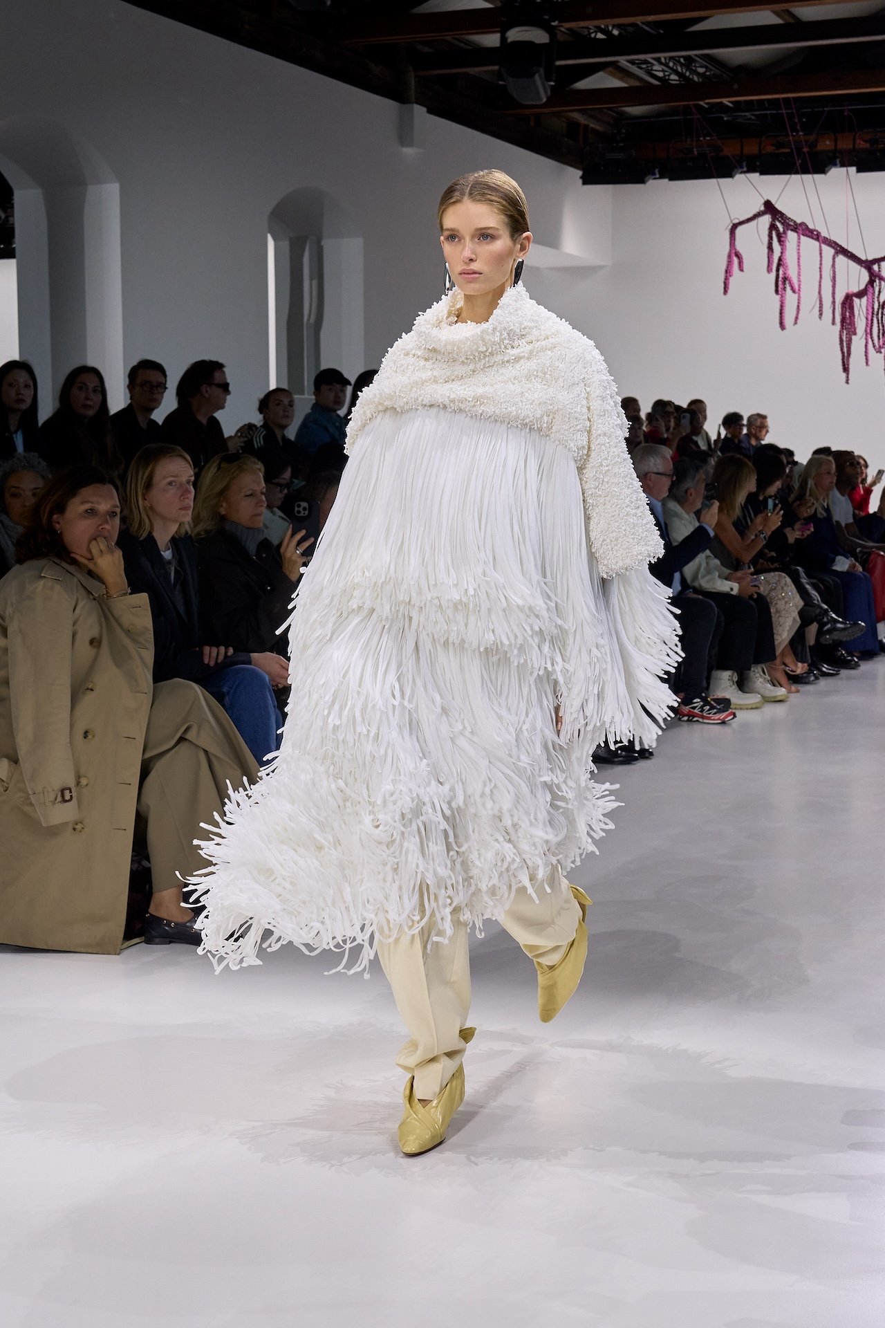 Milan Fashion Week SS26 trends: Fringe and sequins