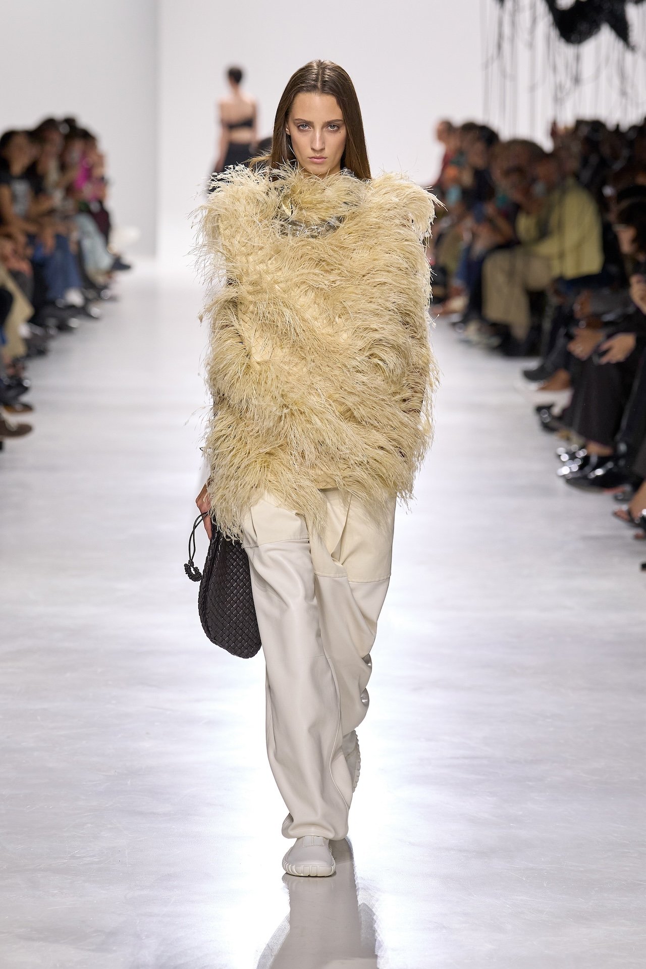 Milan Fashion Week SS26 trends: Fringe and sequins
