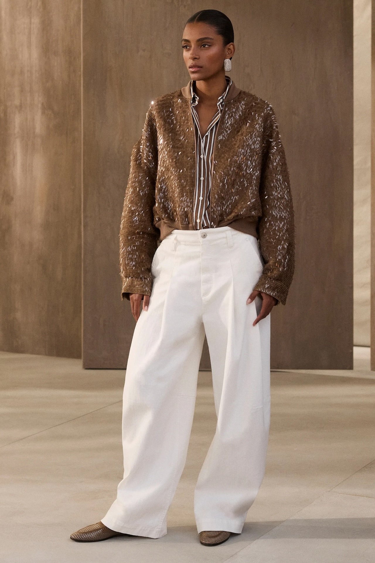 Milan Fashion Week SS26 trends: Fringe and sequins