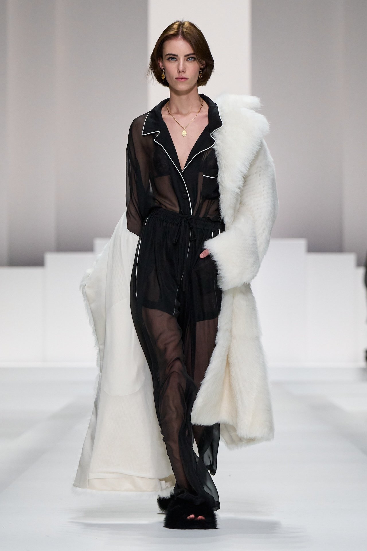 Milan Fashion Week SS26 trends: Fur coats
