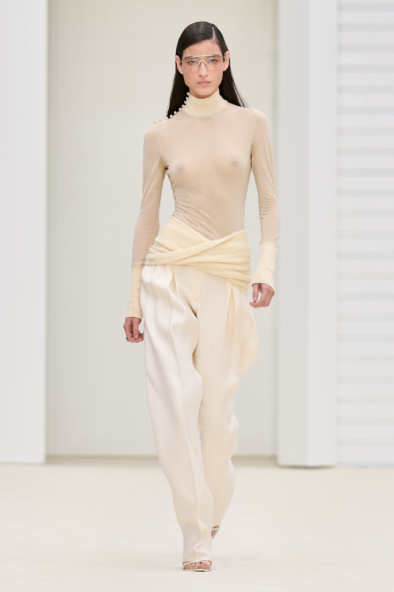 Milan Fashion Week SS26 trends: Sheer and chiffon