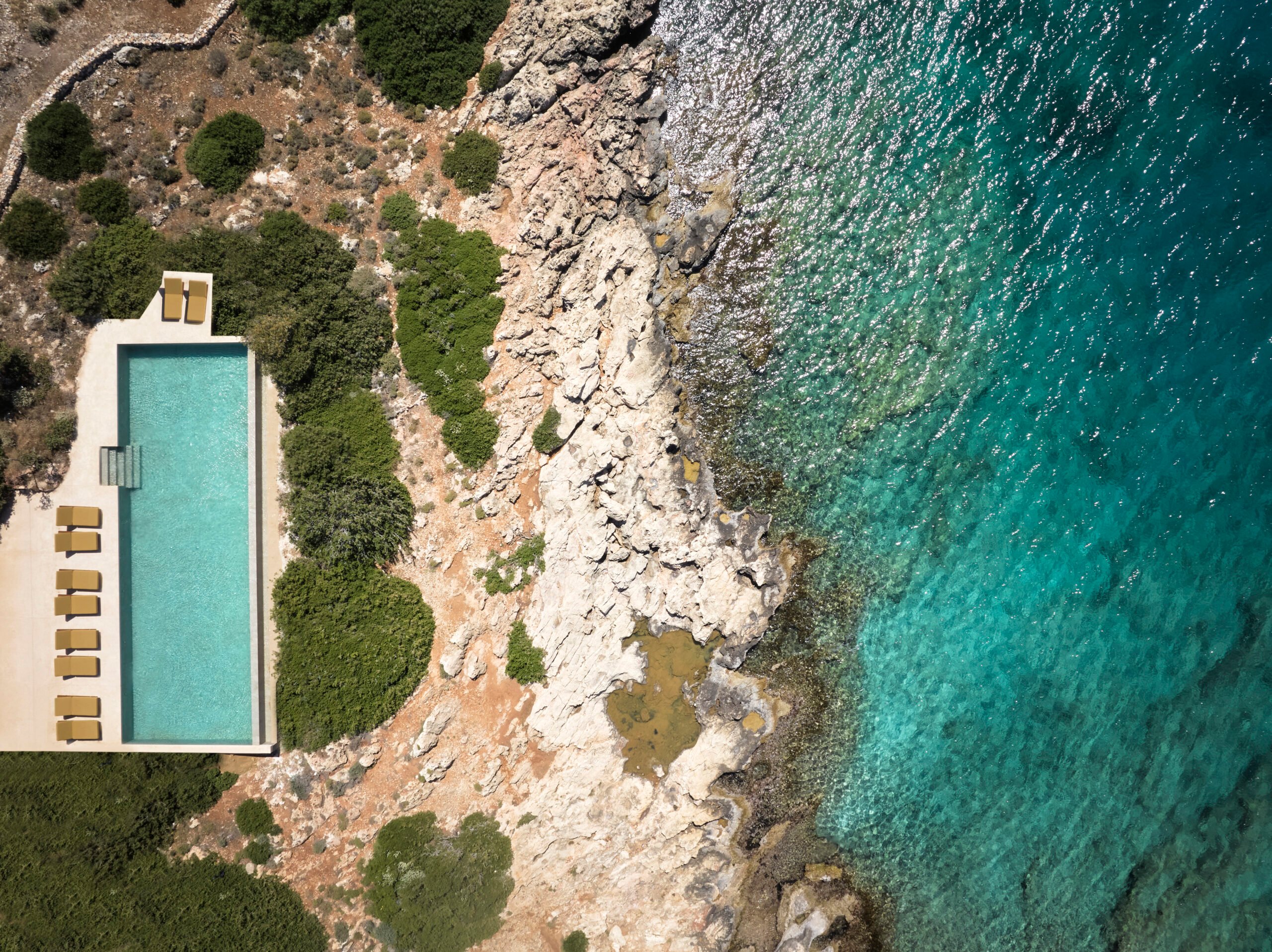 Aerial view of adult pool; Photo courtesy of JW Marriott Crete Resort & Spa