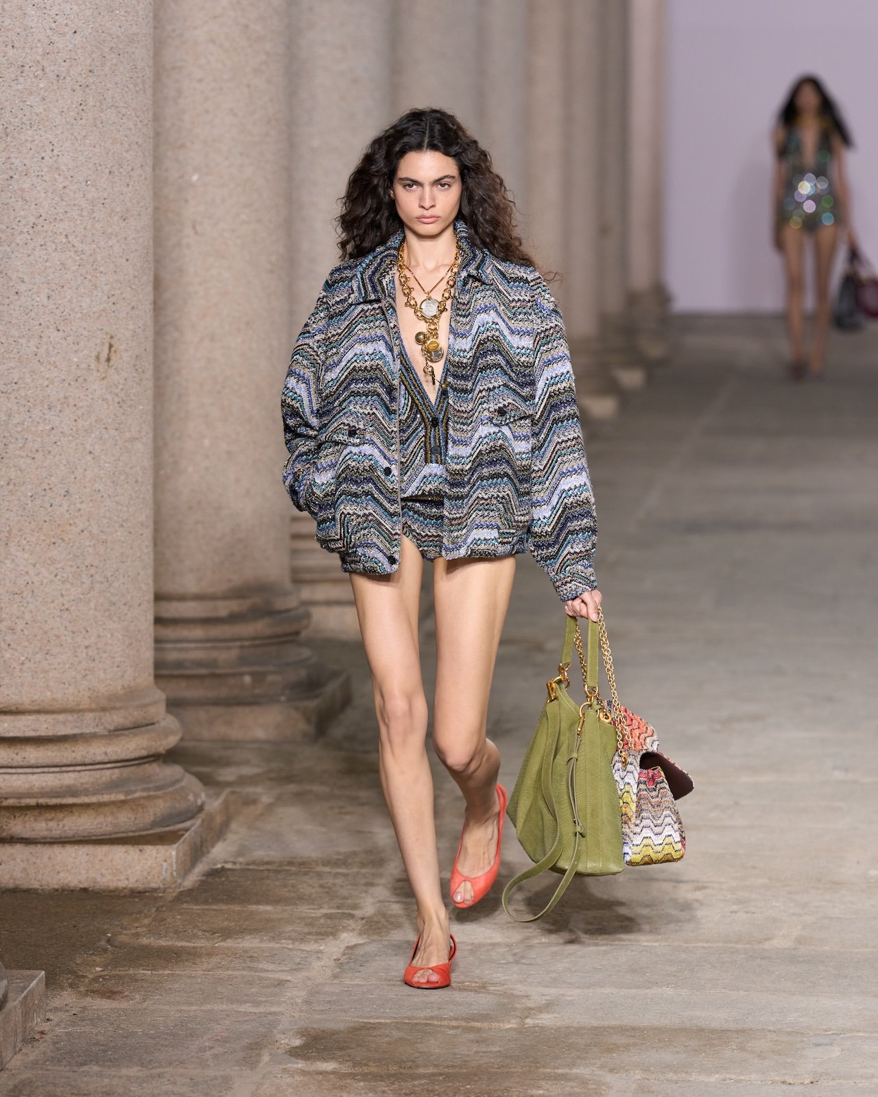 Milan Fashion Week SS26 trends: Metallics