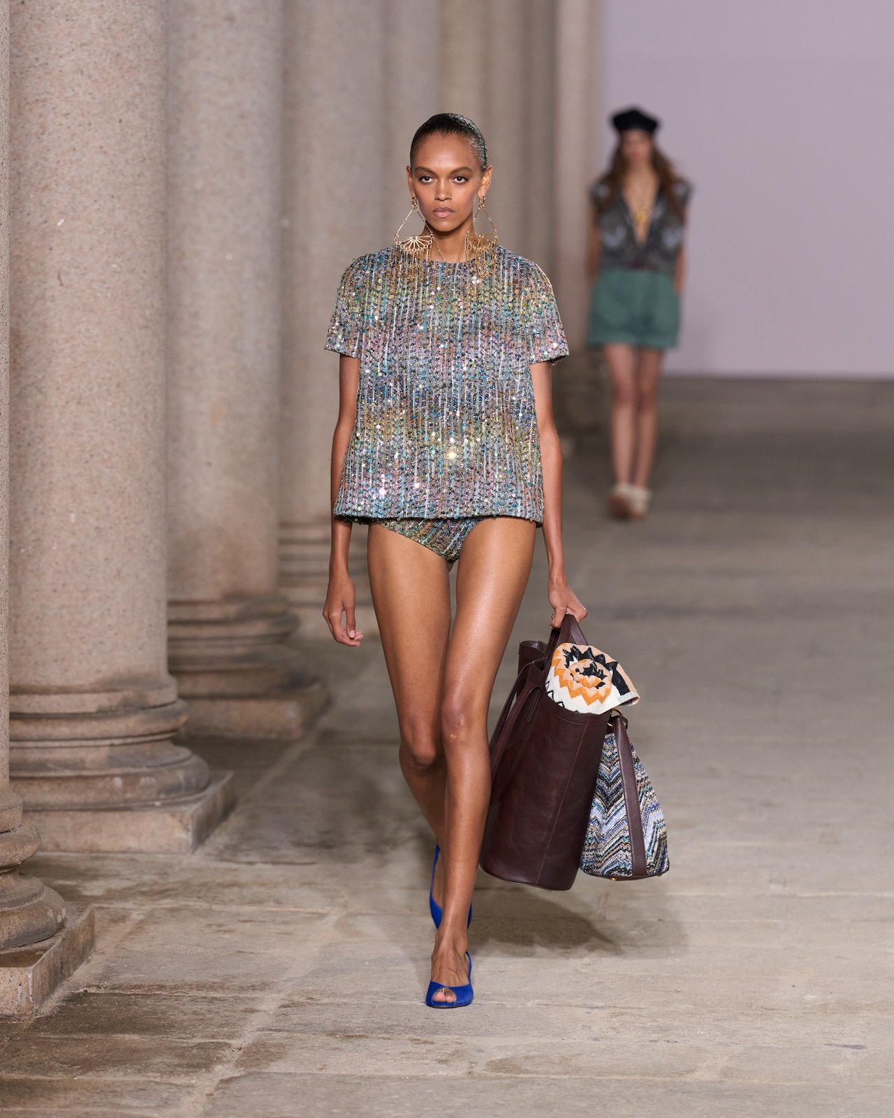 Milan Fashion Week SS26 trends: Metallics