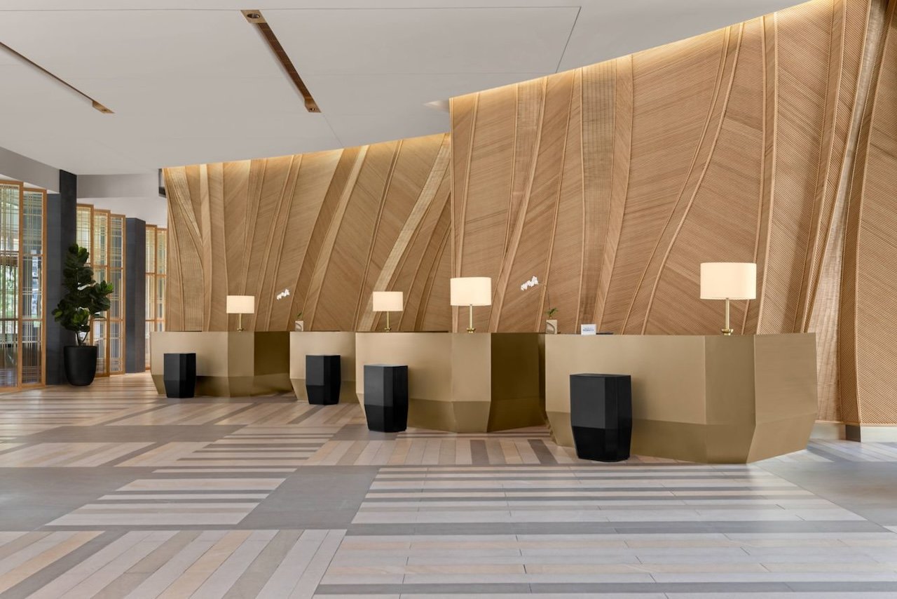 Courtyard by Marriott Bangkok Suvarnabhumi Airport lobby