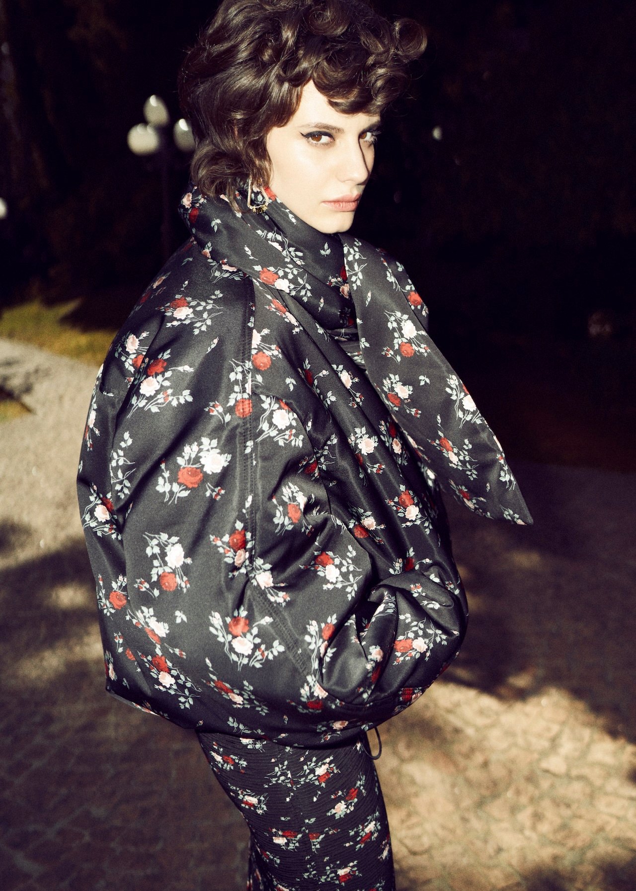 GRAZIA USA Fall/Winter 2025 fashion editorial: The Discreet Charm of the Bourgeoisie. Nº21 jacket, skirt, numeroventuno.com; Sodini earrings, sodini.com.