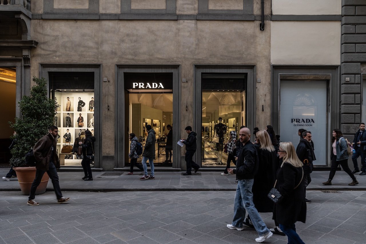 Prada's retail store in Via de' Tornabuoni