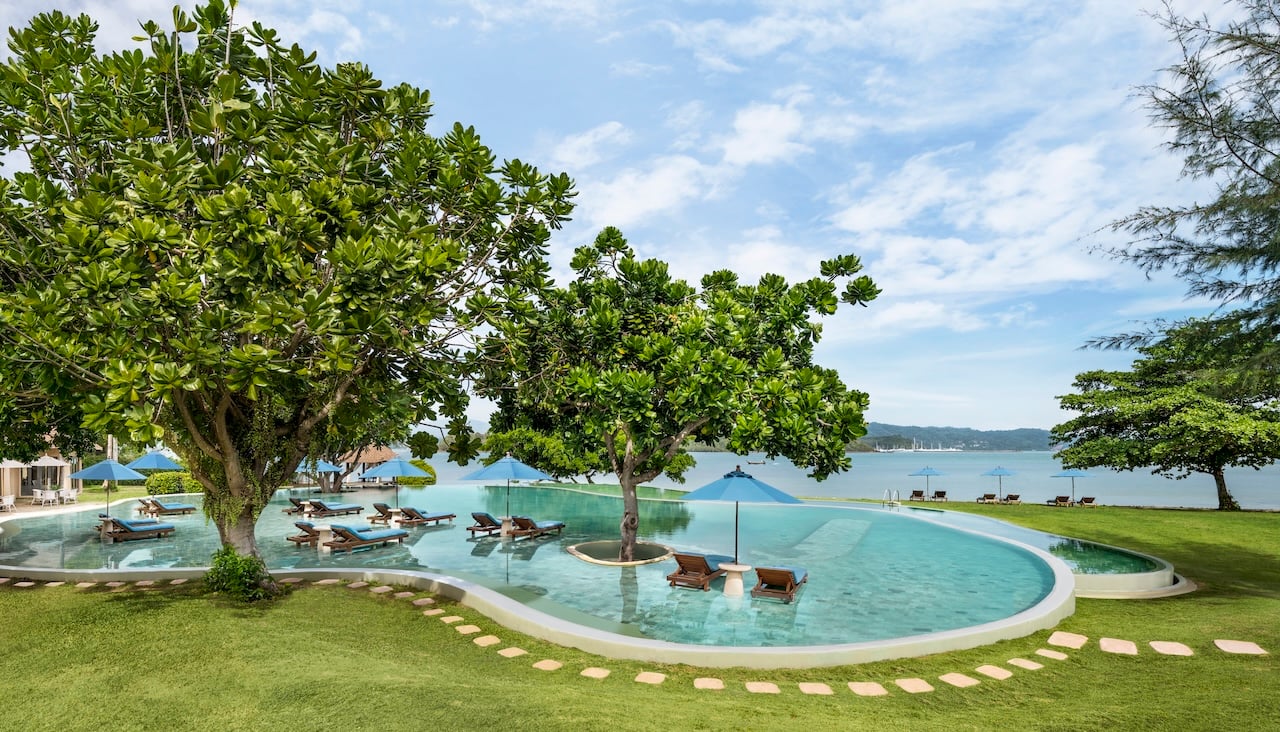 Photo courtesy of The Naka Island Resort & Spa Phuket pool