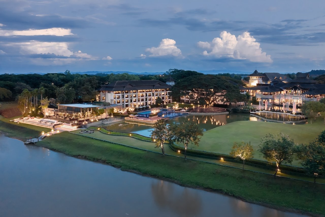 Le Méridien Chiang Rai Resort aerial view