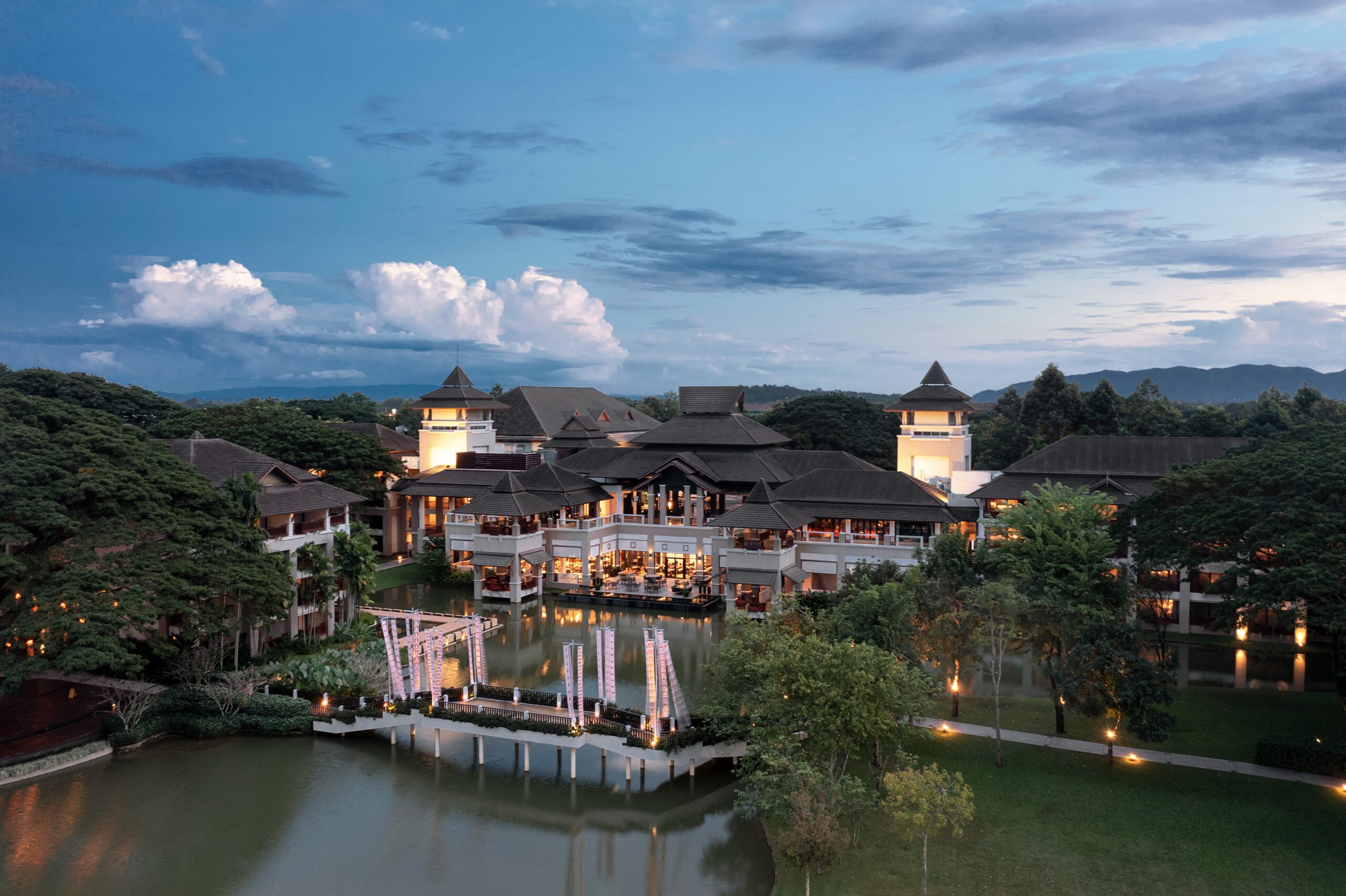 Le Méridien Chiang Rai Resort aerial view