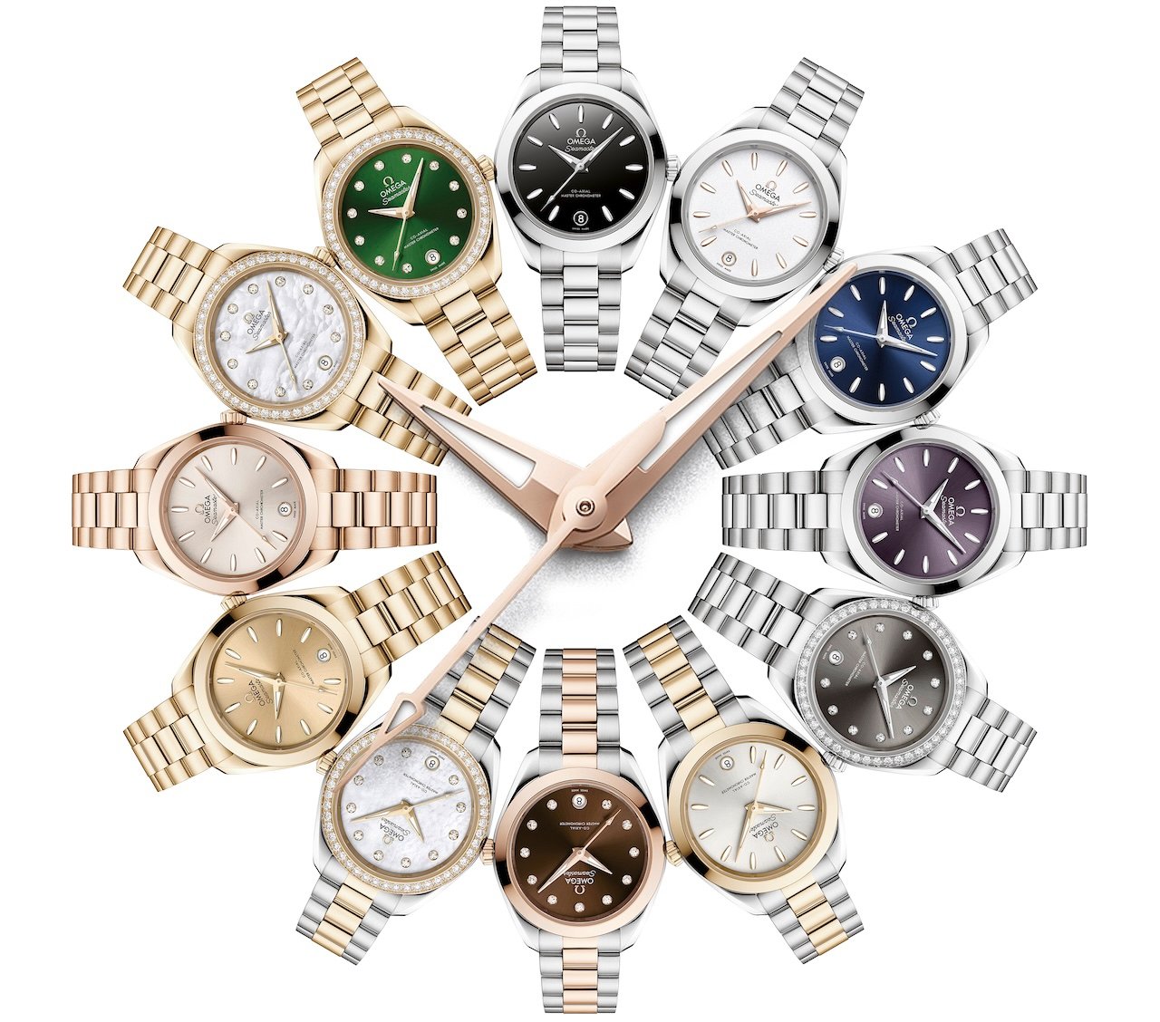 Omega Seamaster Aqua Terra 30MM full collection.