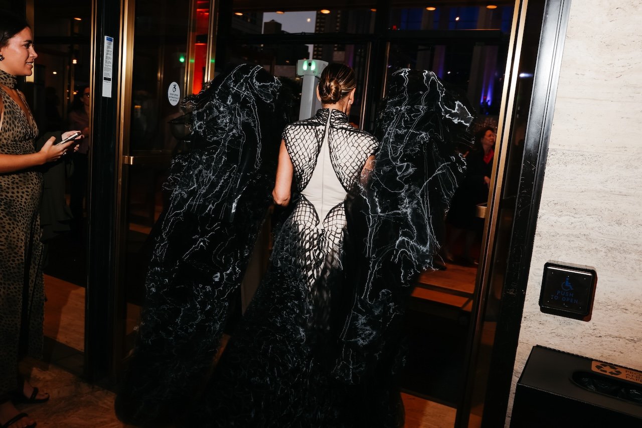 Sarah Jessica Parker, wearing Iris van Herpen, attends the New York City Ballet 2025 Fall Fashion Gala