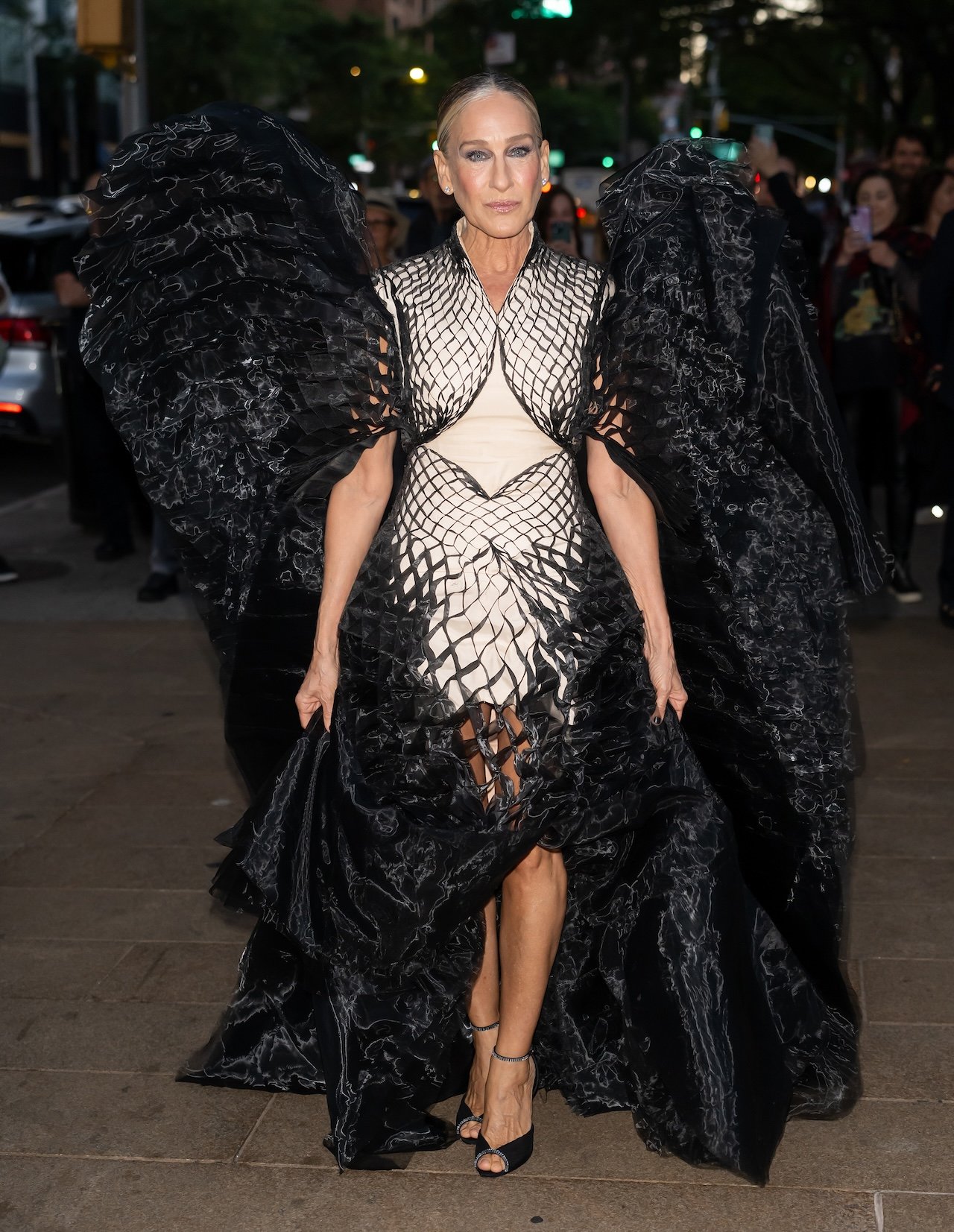 Sarah Jessica Parker, wearing Iris van Herpen, attends the New York City Ballet 2025 Fall Fashion Gala