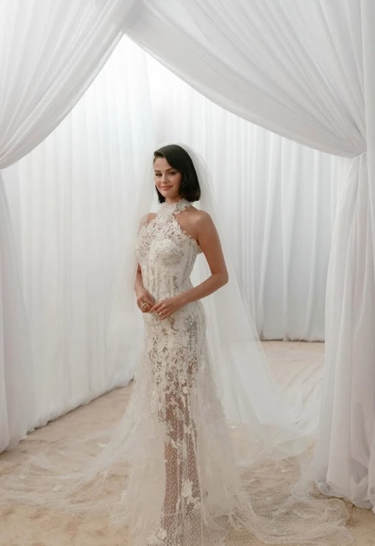 Selena Gomez wedding dress
